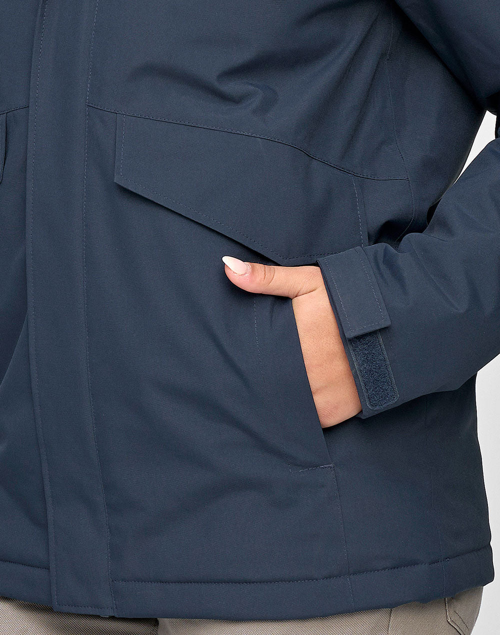 [JK65] Unisex Quilted Waterproof Jacket