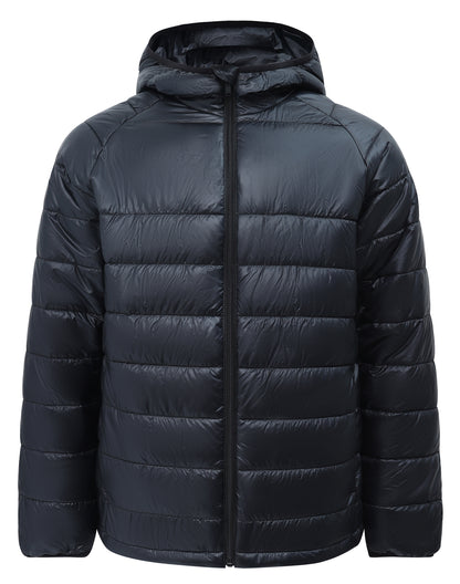 [JK67] Unisex Sustainable Lightweight Hooded Puffer Jacket