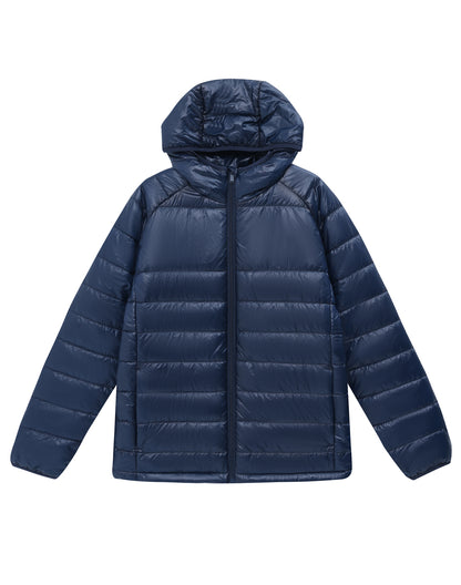 [JK67] Unisex Sustainable Lightweight Hooded Puffer Jacket