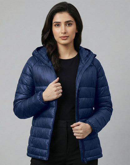 [JK67] Unisex Sustainable Lightweight Hooded Puffer Jacket