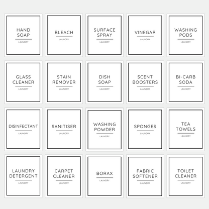 Laundry/Cleaning Labels