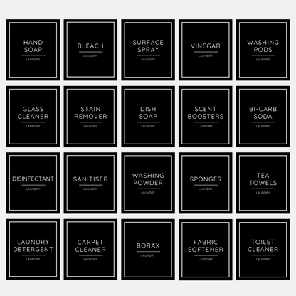 Laundry/Cleaning Labels