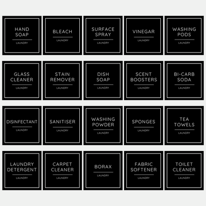 Laundry/Cleaning Labels