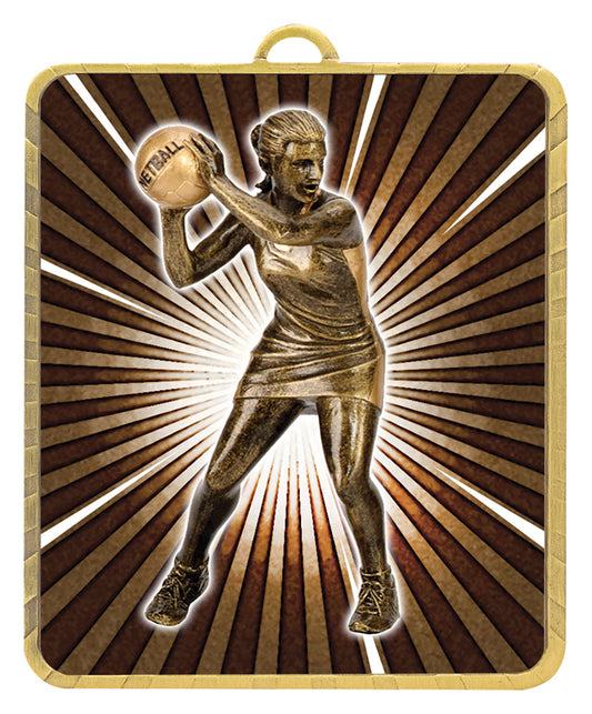 Gold Lynx Medal - Netball