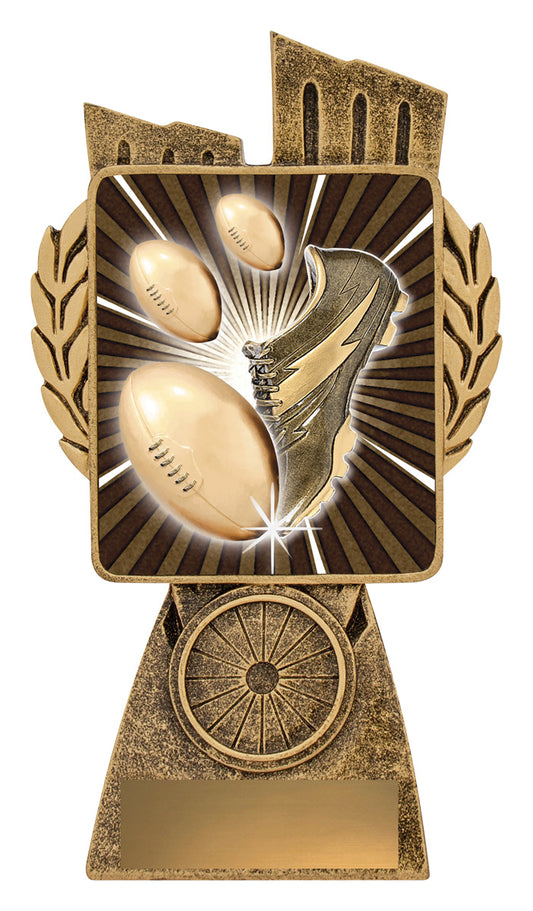 Antique Gold Lynx - Aussie Rules Theme