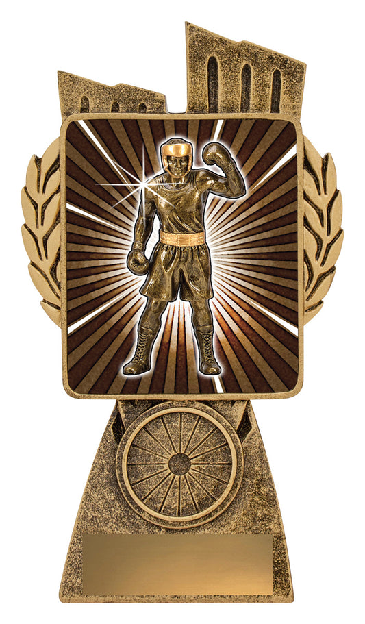 Antique Gold Lynx - Boxing