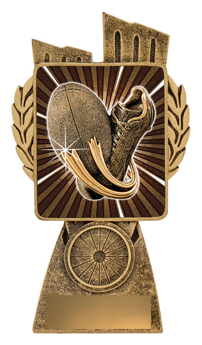 Antique Gold Lynx - Rugby Theme