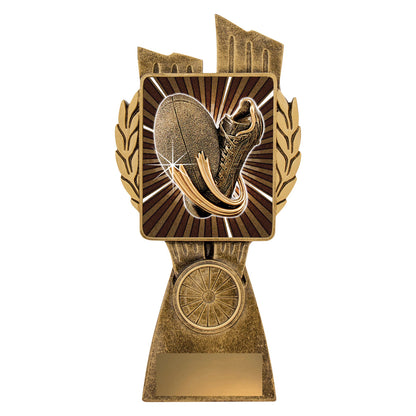 Antique Gold Lynx - Rugby Theme