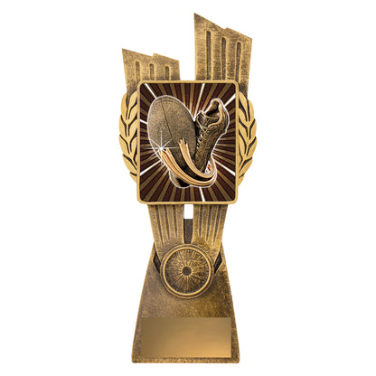 Antique Gold Lynx - Rugby Theme