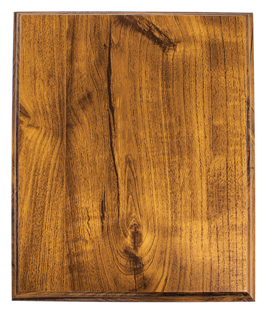 Budget Plaque - Light Walnut