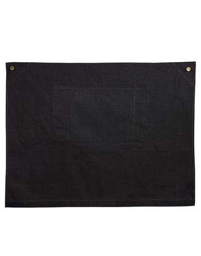 [AP06(M3100)] Canvas Short Waist Apron