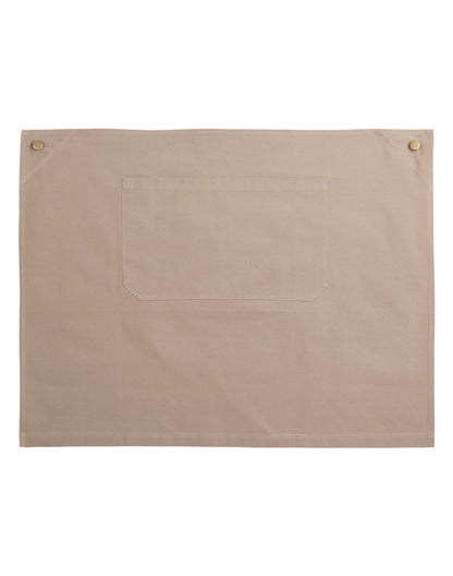[AP06(M3100)] Canvas Short Waist Apron