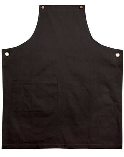 [AP07(M3200)] Canvas Bib Apron