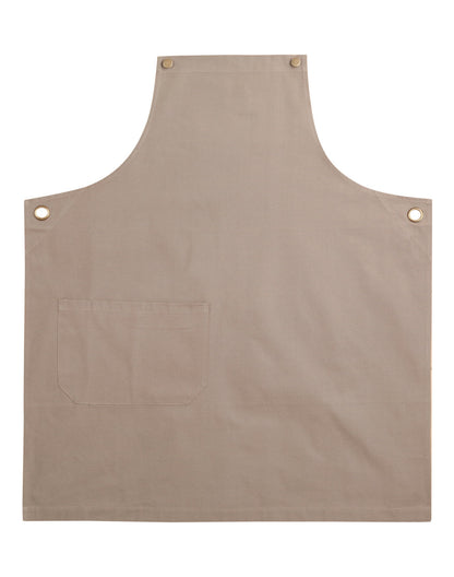 [AP07(M3200)] Canvas Bib Apron