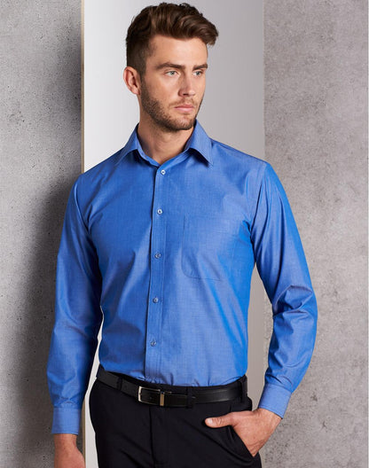 [M7002] Men's Nano Tech Long Sleeve Shirt