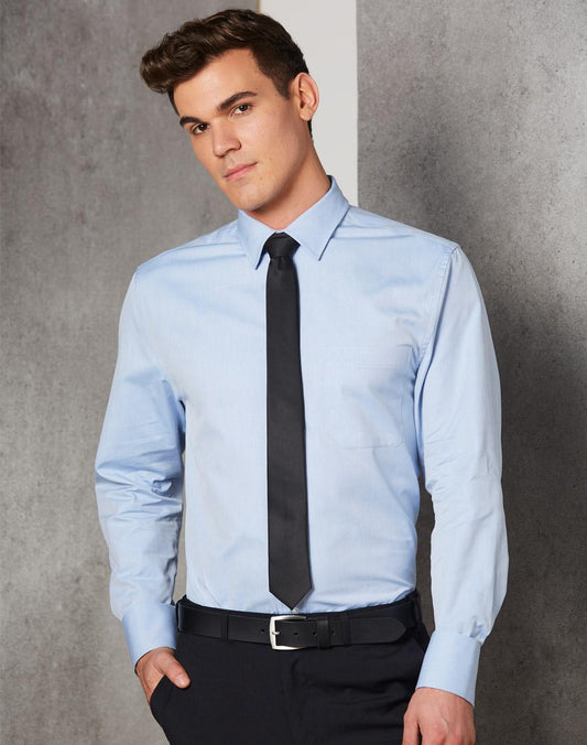 [M7005L] Men's Pinpoint Oxford  L/S Shirt
