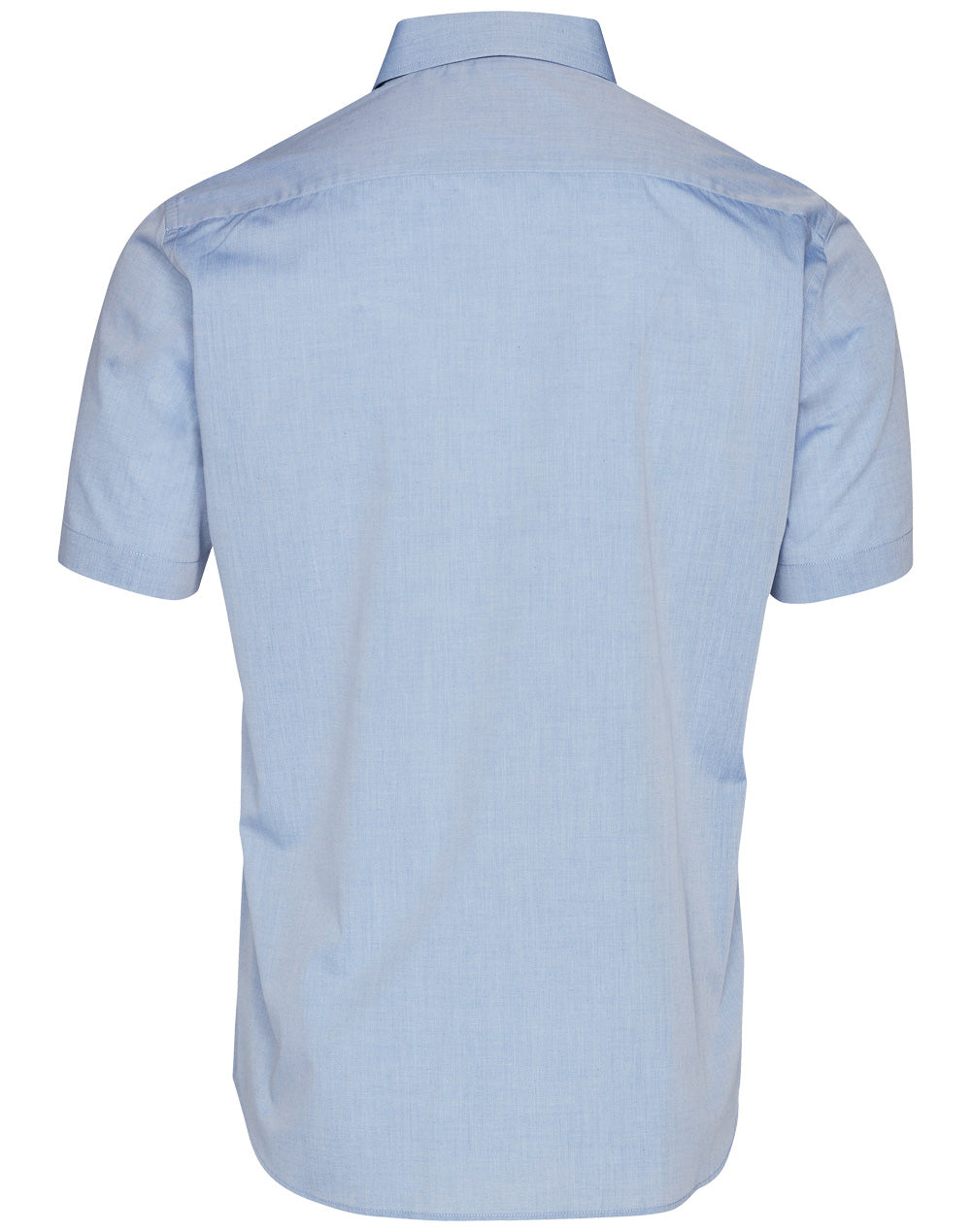[M7011] Men's Fine Chambray Short Sleeve Shirt