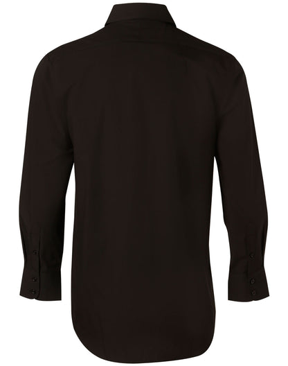 [M7020L] Men's Cotton/Poly Stretch L/S Shirt