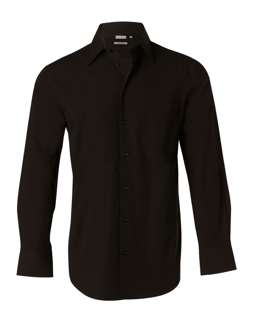 [M7020L] Men's Cotton/Poly Stretch L/S Shirt