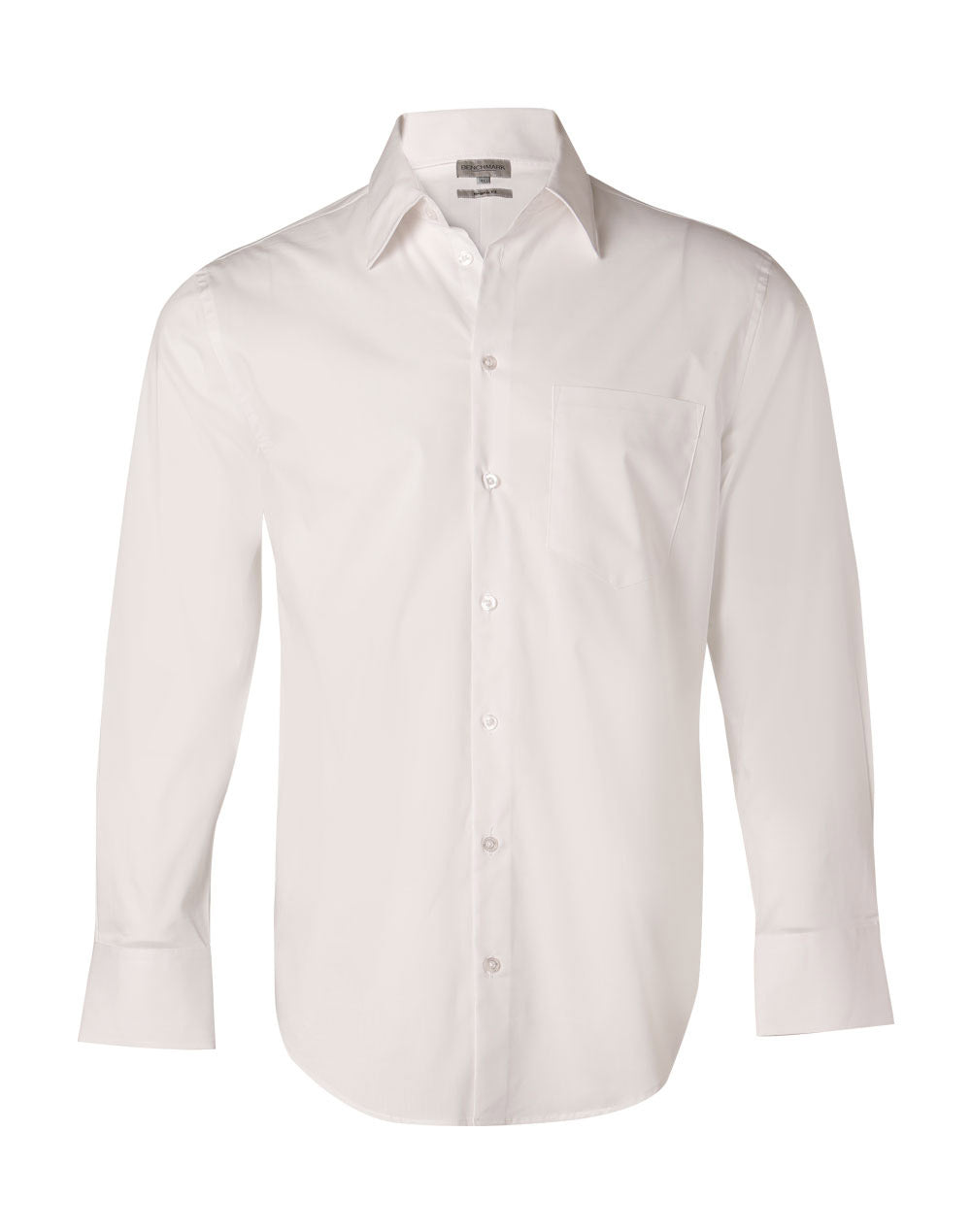 [M7020L] Men's Cotton/Poly Stretch L/S Shirt