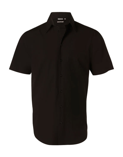 [M7020S] Men's Cotton/Poly Stretch S/S Shirt