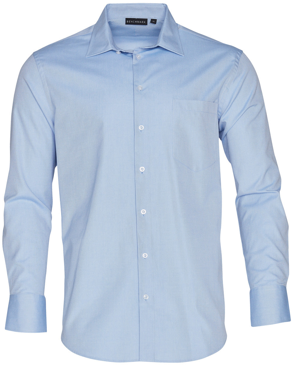 [M7040L] Men's CVC Oxford L/S Shirt