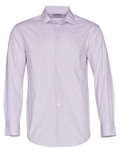 [M7040L] Men's CVC Oxford L/S Shirt