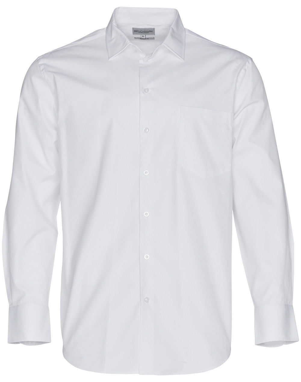 [M7040L] Men's CVC Oxford L/S Shirt