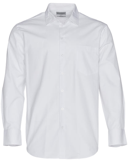 [M7040L] Men's CVC Oxford L/S Shirt