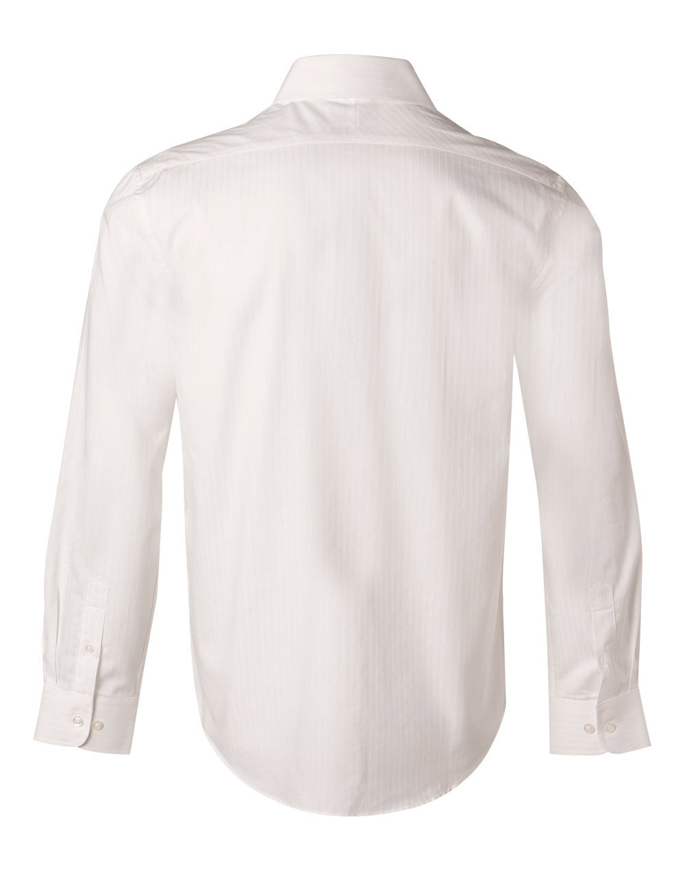 [M7100L] Men's Self Stripe L/S Shirt