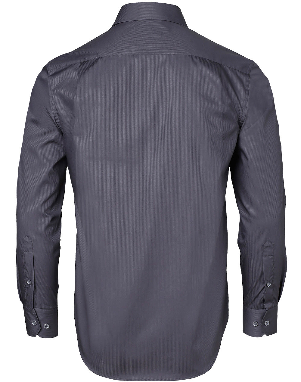 [M7110L] Men's Dobby Striped Taped L/S Shirt