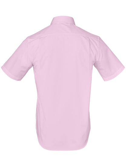 [M7110S] Men's Dobby Striped Taped S/S Shirt