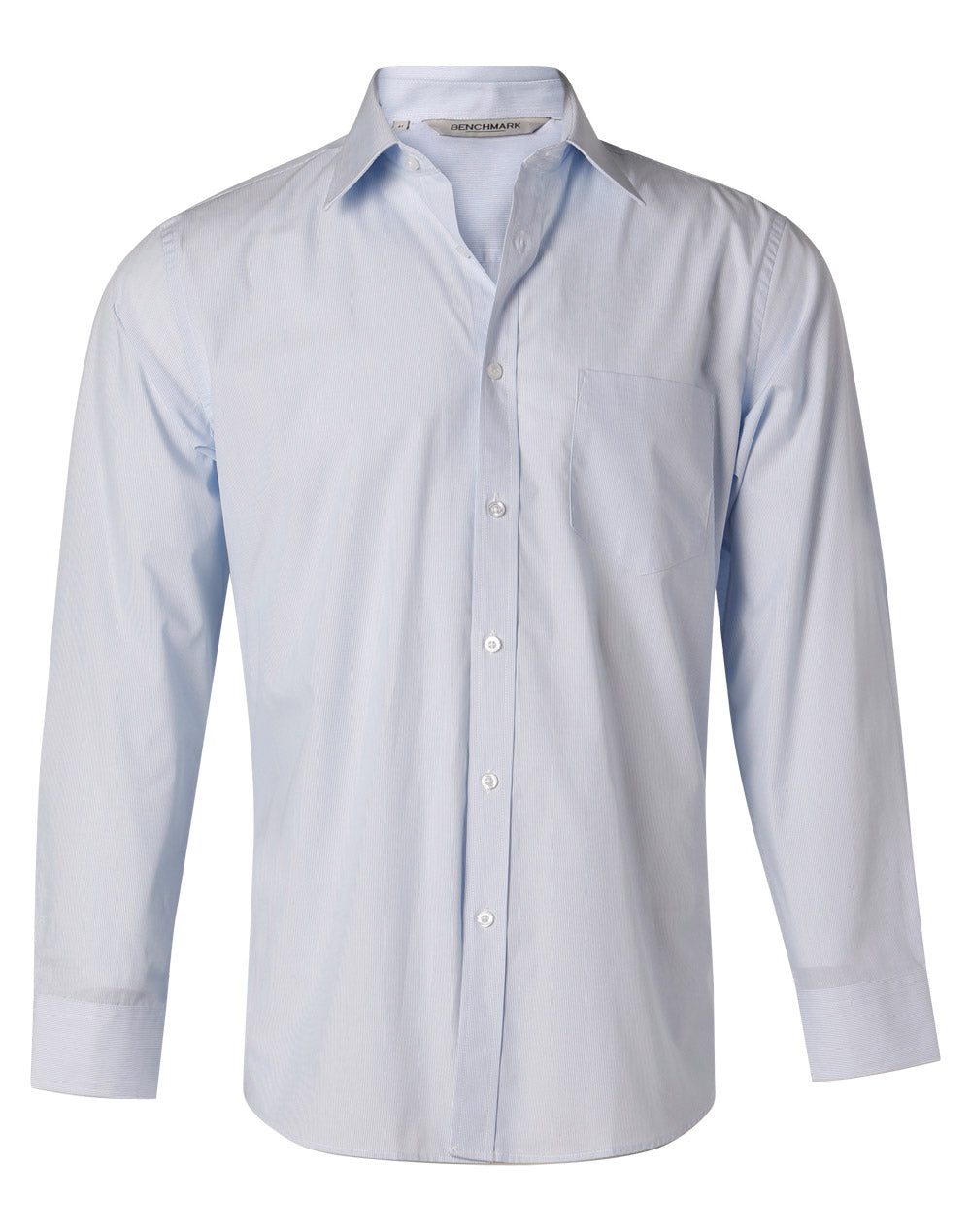 [M7212] Men's Fine Stripe Long Sleeve Shirt
