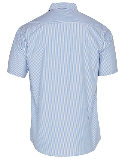 [M7231] Men's Balance Stripe Short Sleeve Shirt