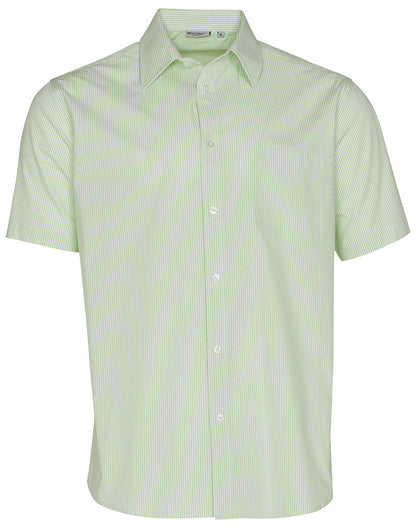 [M7231] Men's Balance Stripe Short Sleeve Shirt