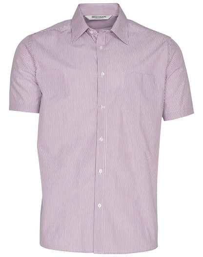 [M7231] Men's Balance Stripe Short Sleeve Shirt
