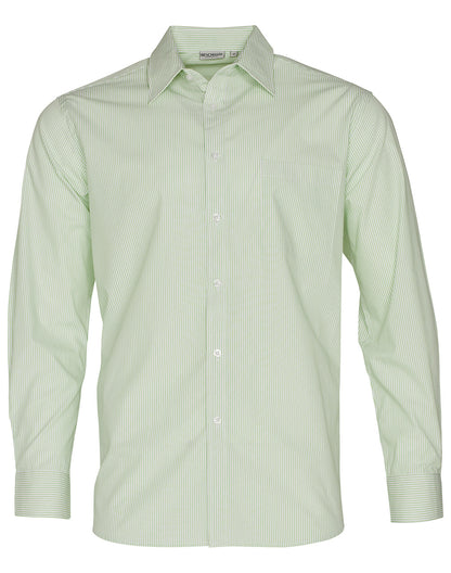 [M7232] Men's Balance Stripe Long Sleeve Shirt