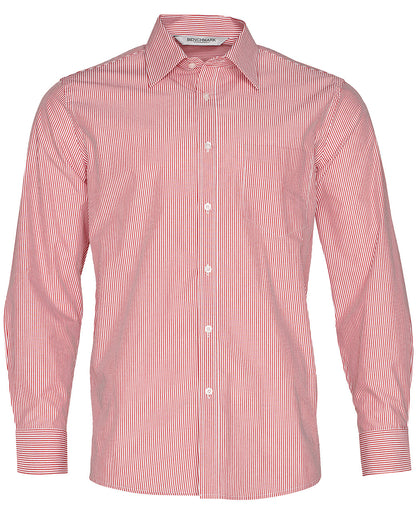 [M7232] Men's Balance Stripe Long Sleeve Shirt
