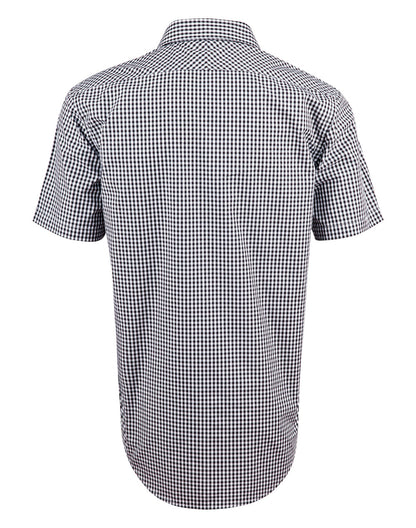 [M7300S] Men's Gingham Check S/S Shirt