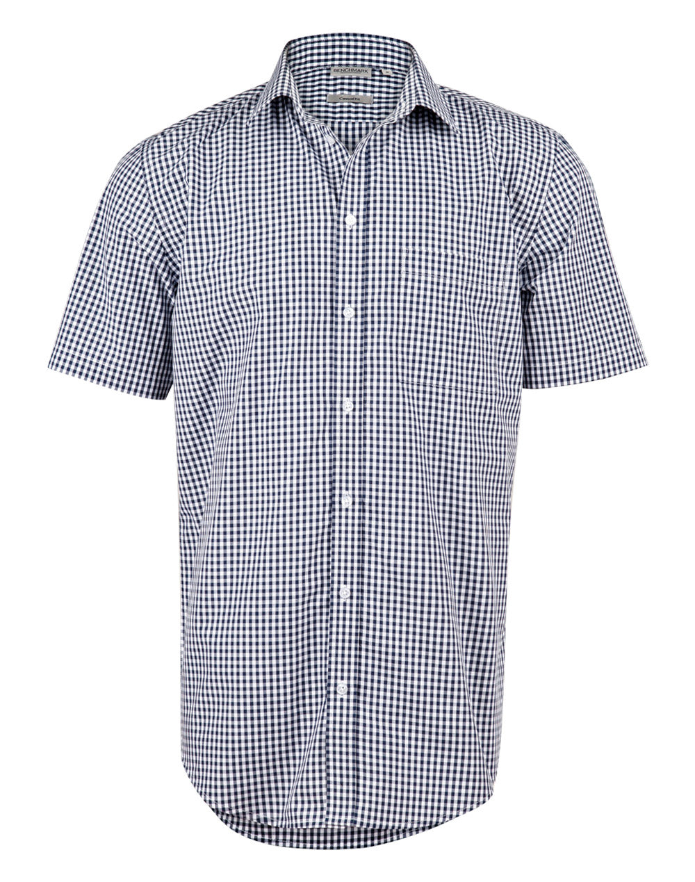 [M7300S] Men's Gingham Check S/S Shirt