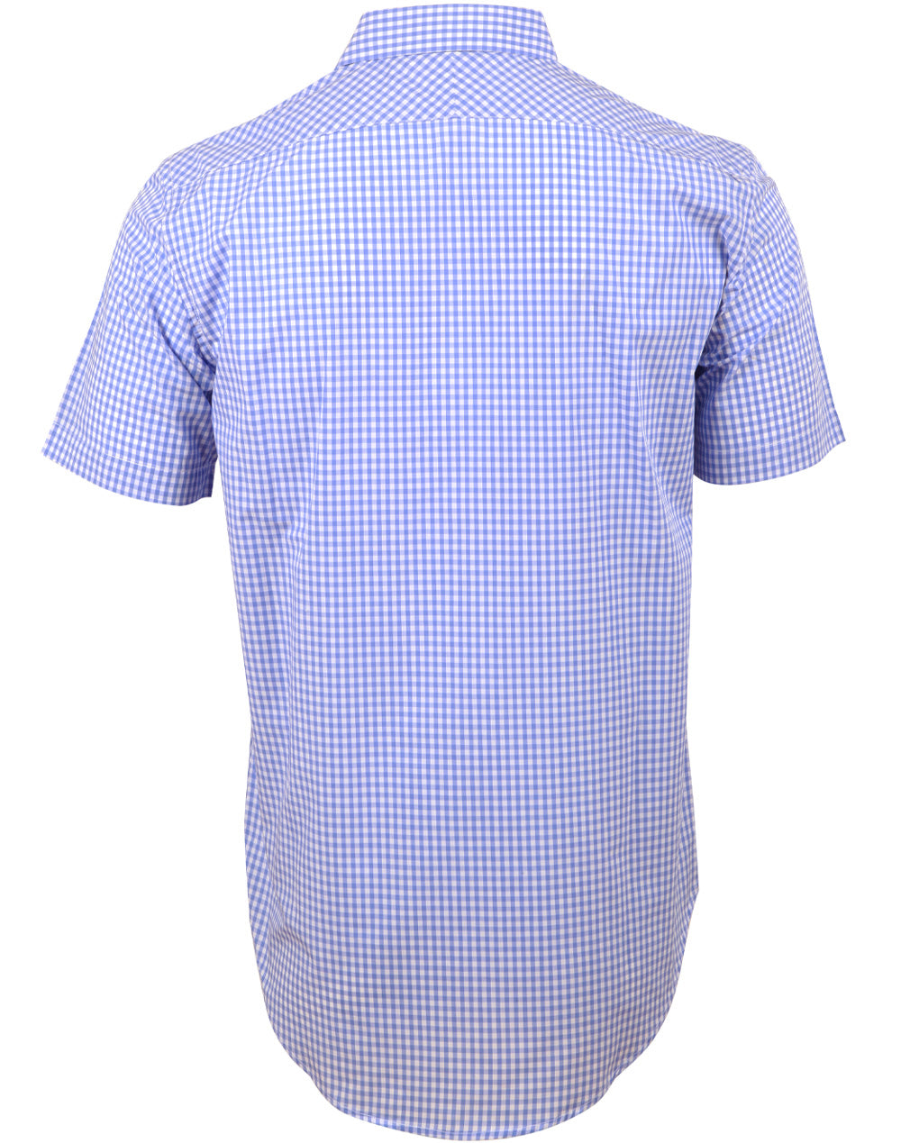 [M7300S] Men's Gingham Check S/S Shirt