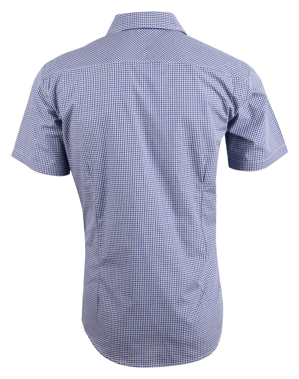 [M7320S] Men's Two Tone Check S/S Shirt