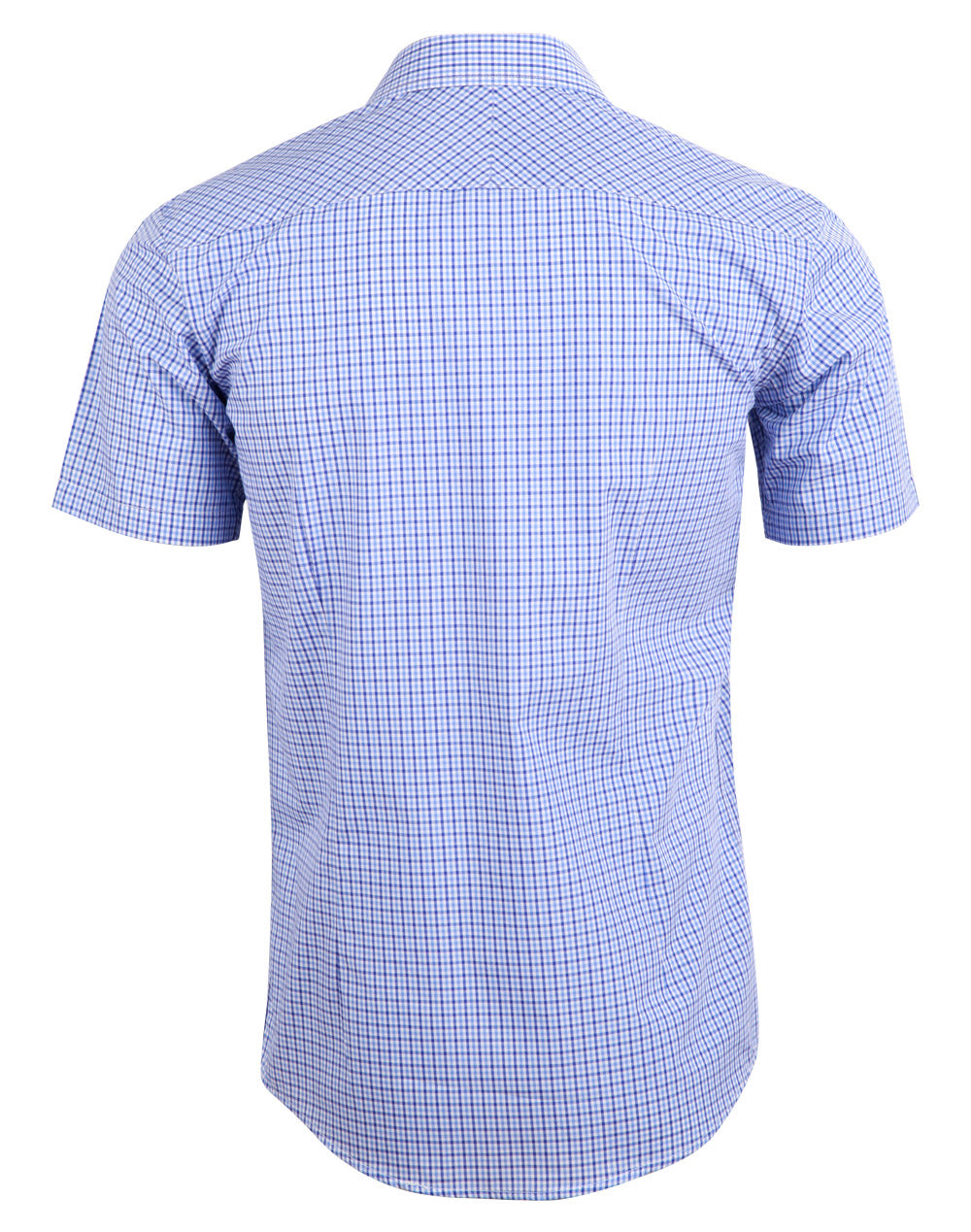 [M7320S] Men's Two Tone Check S/S Shirt