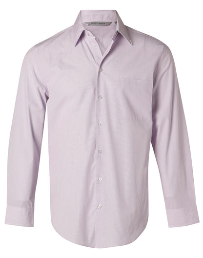 [M7360L] Men's Mini Check L/S Shirt