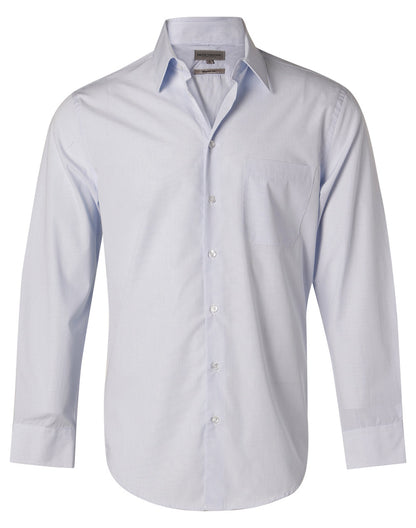 [M7360L] Men's Mini Check L/S Shirt