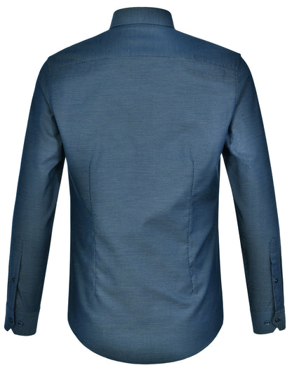 [M7400L] Men's Pin Dot Stretch L/S Shirt
