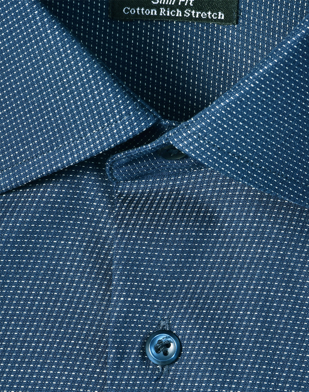 [M7400L] Men's Pin Dot Stretch L/S Shirt