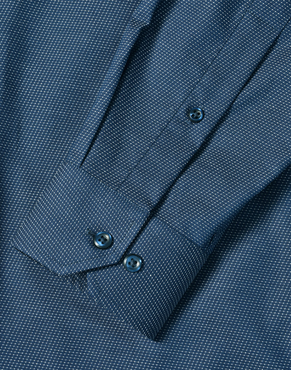 [M7400L] Men's Pin Dot Stretch L/S Shirt