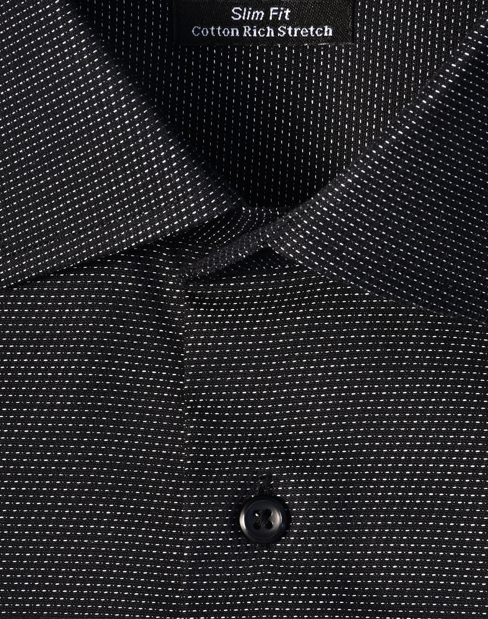 [M7400S] Men's Pin Dot Stretch S/S Shirt