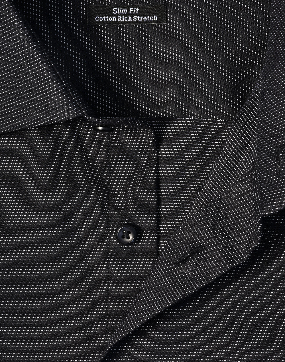 [M7400S] Men's Pin Dot Stretch S/S Shirt